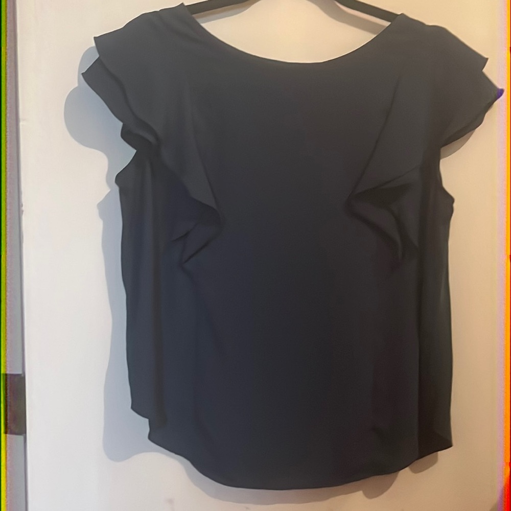 Medium Loft T-Shirt w/Ruffle Sleeve